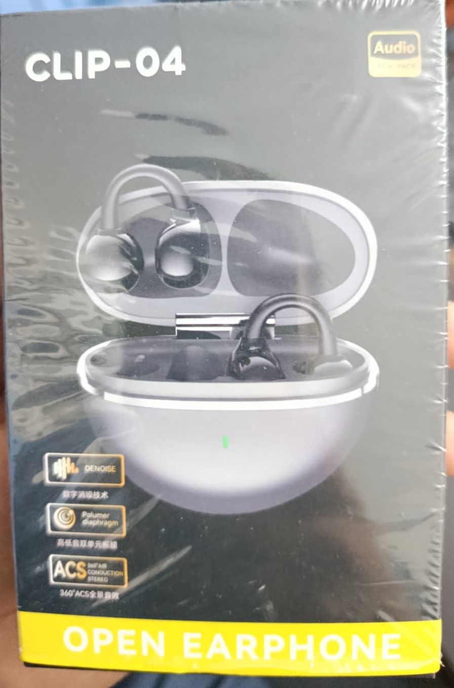 Open Ear Clip Headphones (Purple) | Wireless Earbuds with Bluetooth 5.4, Low Latency & Secure C-Bridge Fit