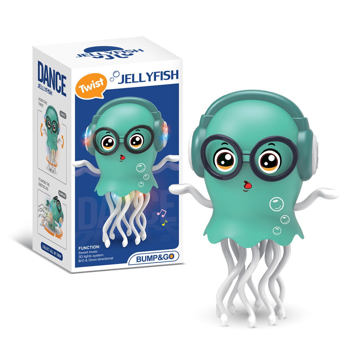 Electric Dancing Jellyfish Toy with Lights and Music