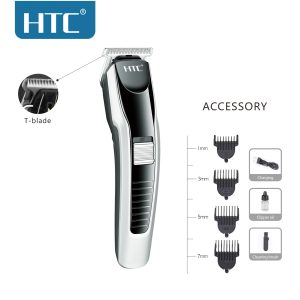 HTC AT-538 Pro Cordless Hair Clipper | Rechargeable T-Blade Trimmer Set