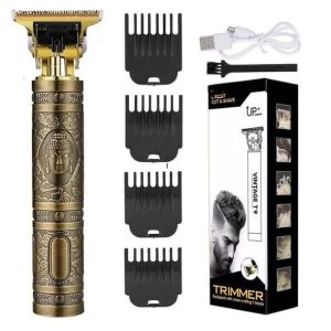 T9 Vintage Pro Rechargeable Hair Trimmer | USB-C Cordless Metal Body Clipper